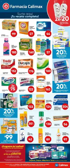Calimax - Folleto Farmacia válido desde 05/09/2025