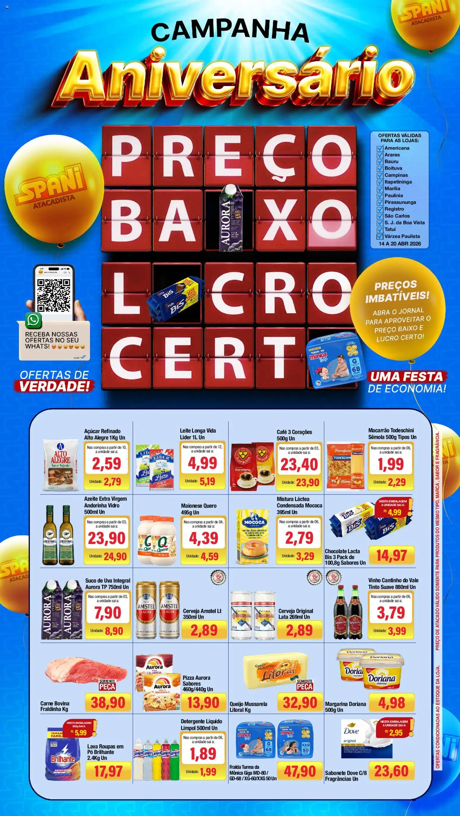 Spani Atacadista - Ofertas da semana - página 1- válido a partir de 14/04/2026
