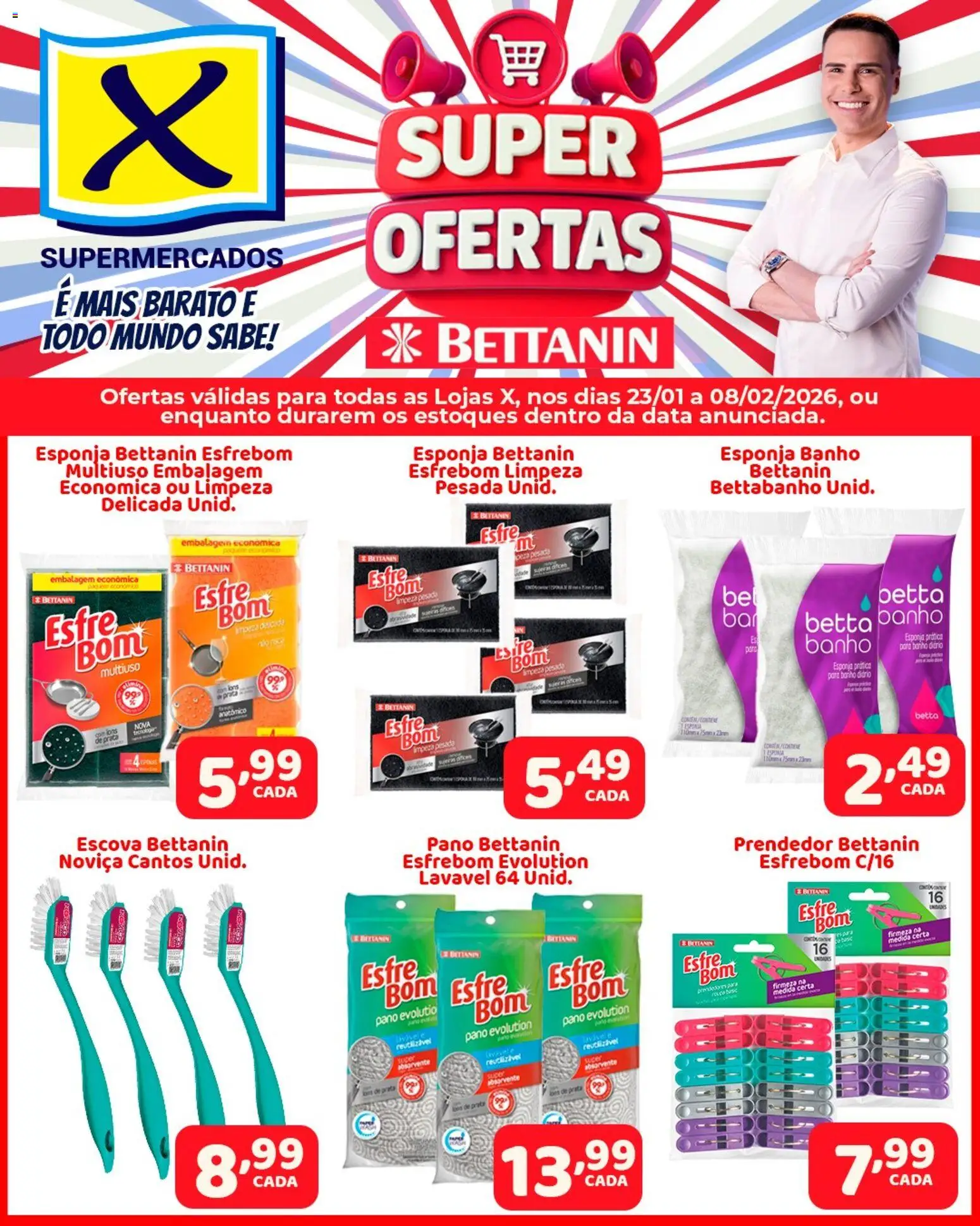 X Supermercados - Ofertas Bettanin - página 1- válido a partir de 23/01/2026
