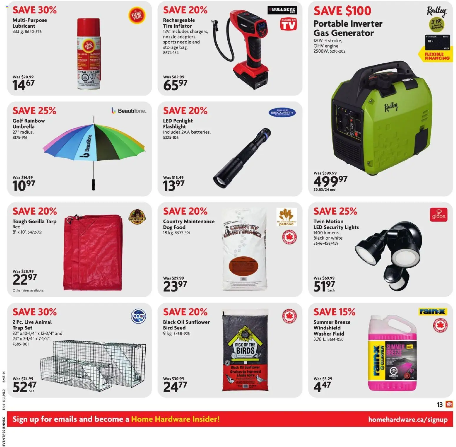 Home Hardware weekly flyer / circulaire - page 14- valid from Apr 9, 2026