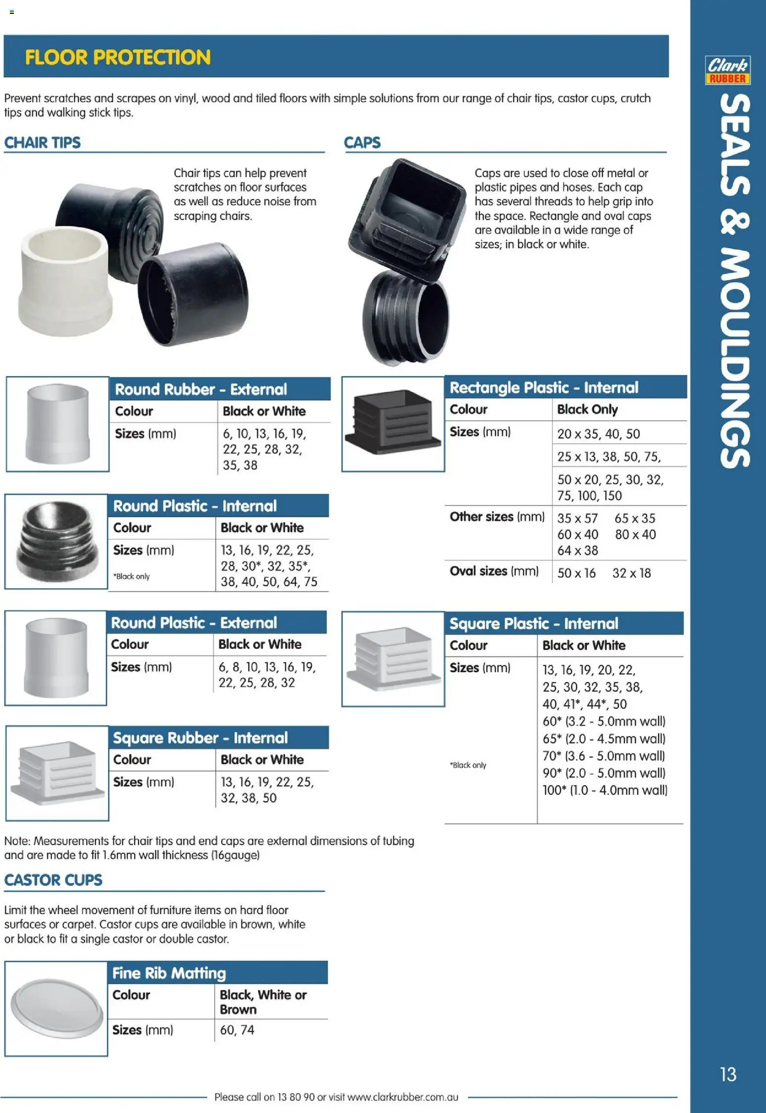 Clark Rubber catalogue  - page 13- valid from 02/04/2026