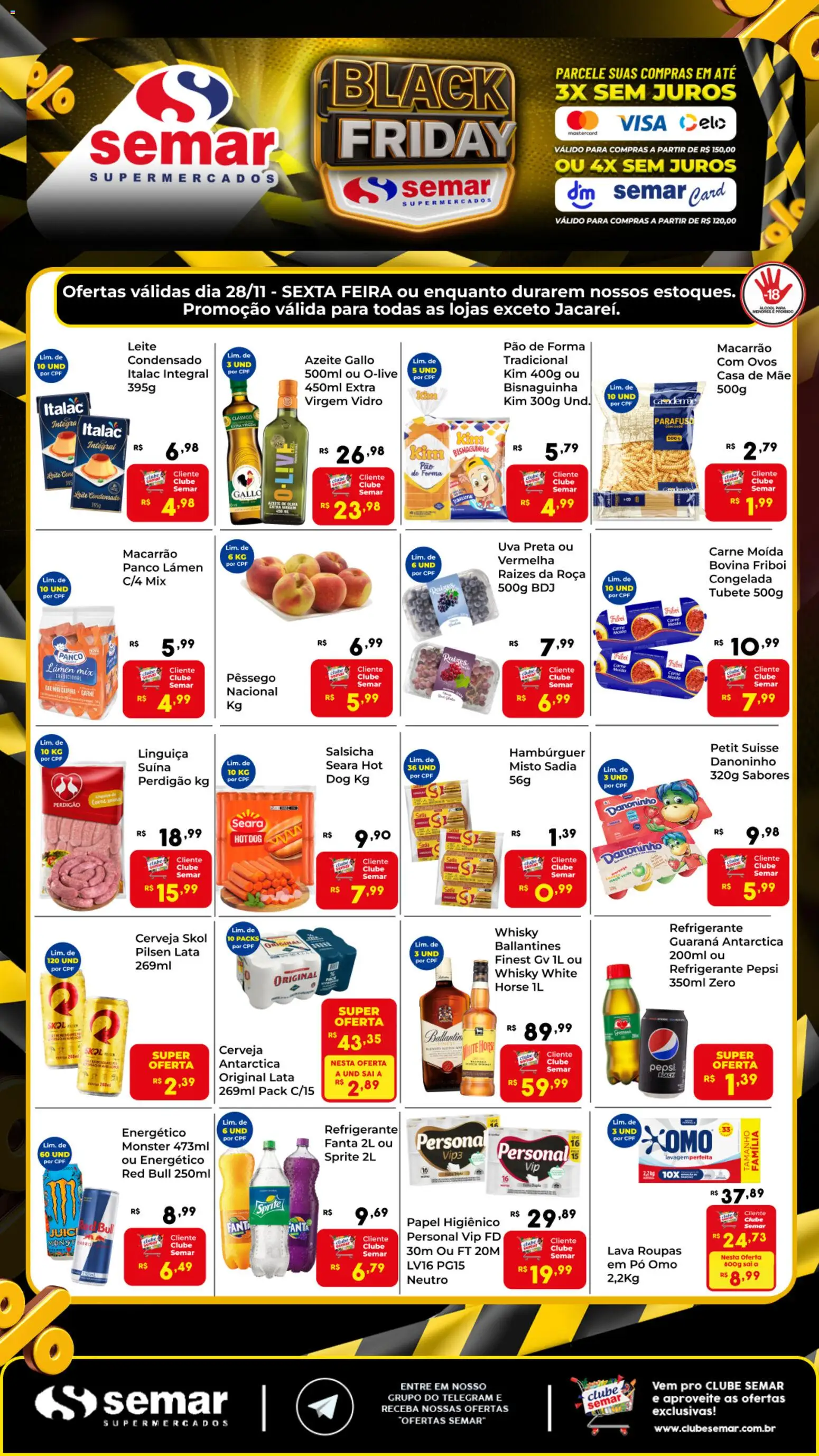 Semar Supermercado Black Friday - página 1- válido a partir de 28/11/2025
