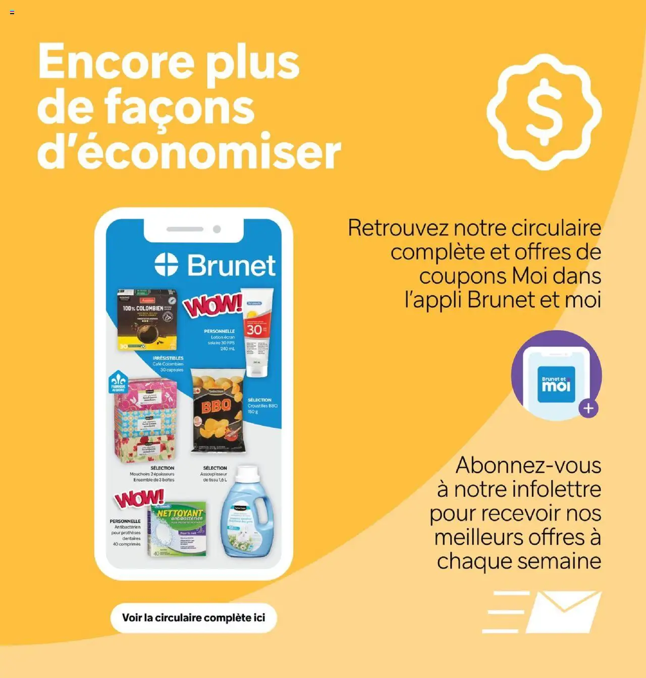 Brunet weekly flyer / circulaire - page 14- valid from Jul 17, 2025