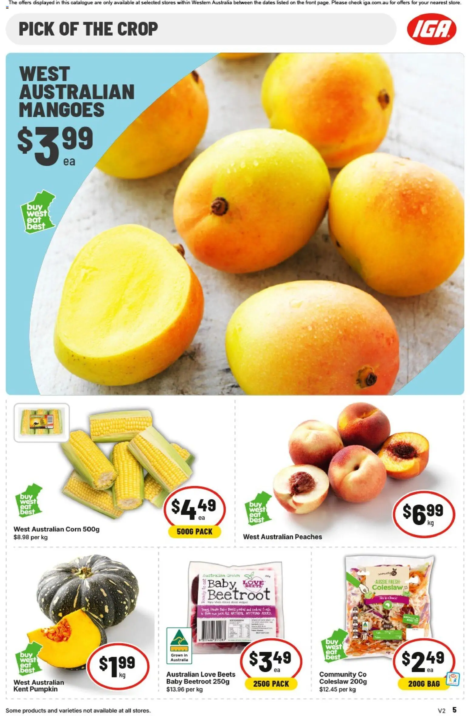IGA Catalogue NT/WA - page 5- valid from 14/01/2026