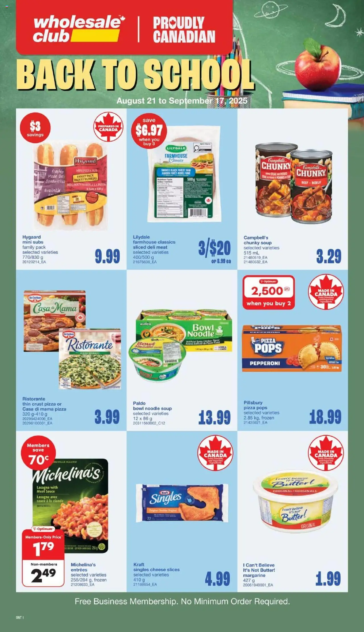 Wholesale Club - Back to School - page 1- valid from Aug 21, 2025