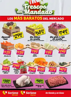 Soriana - Frescos del Mandado Mercado: BCS, Son y Sin válido desde 16/12/2025