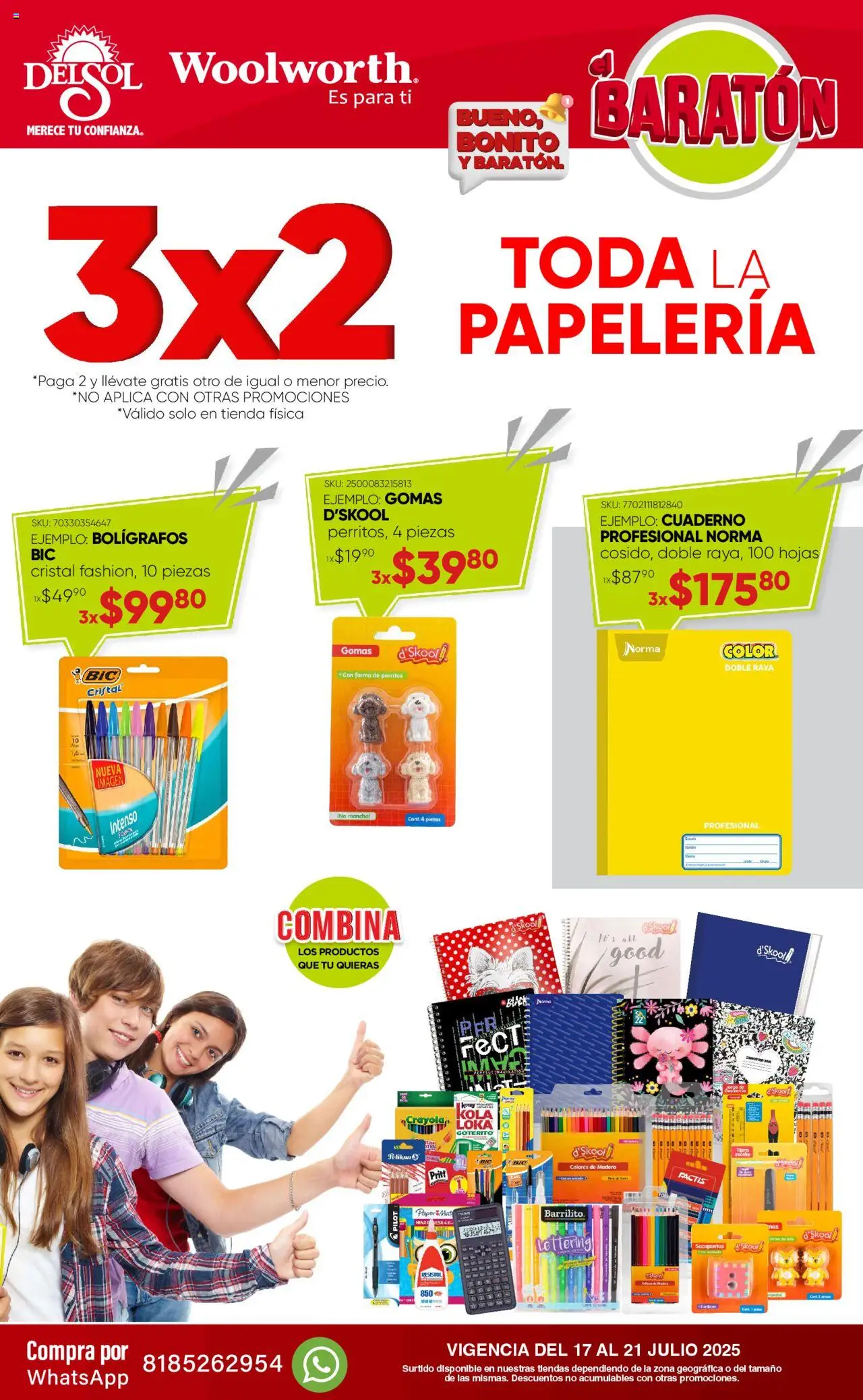 Del Sol y Woolworth - Catálogo Llegó el Baratón - página 3- válido desde 17/07/2025