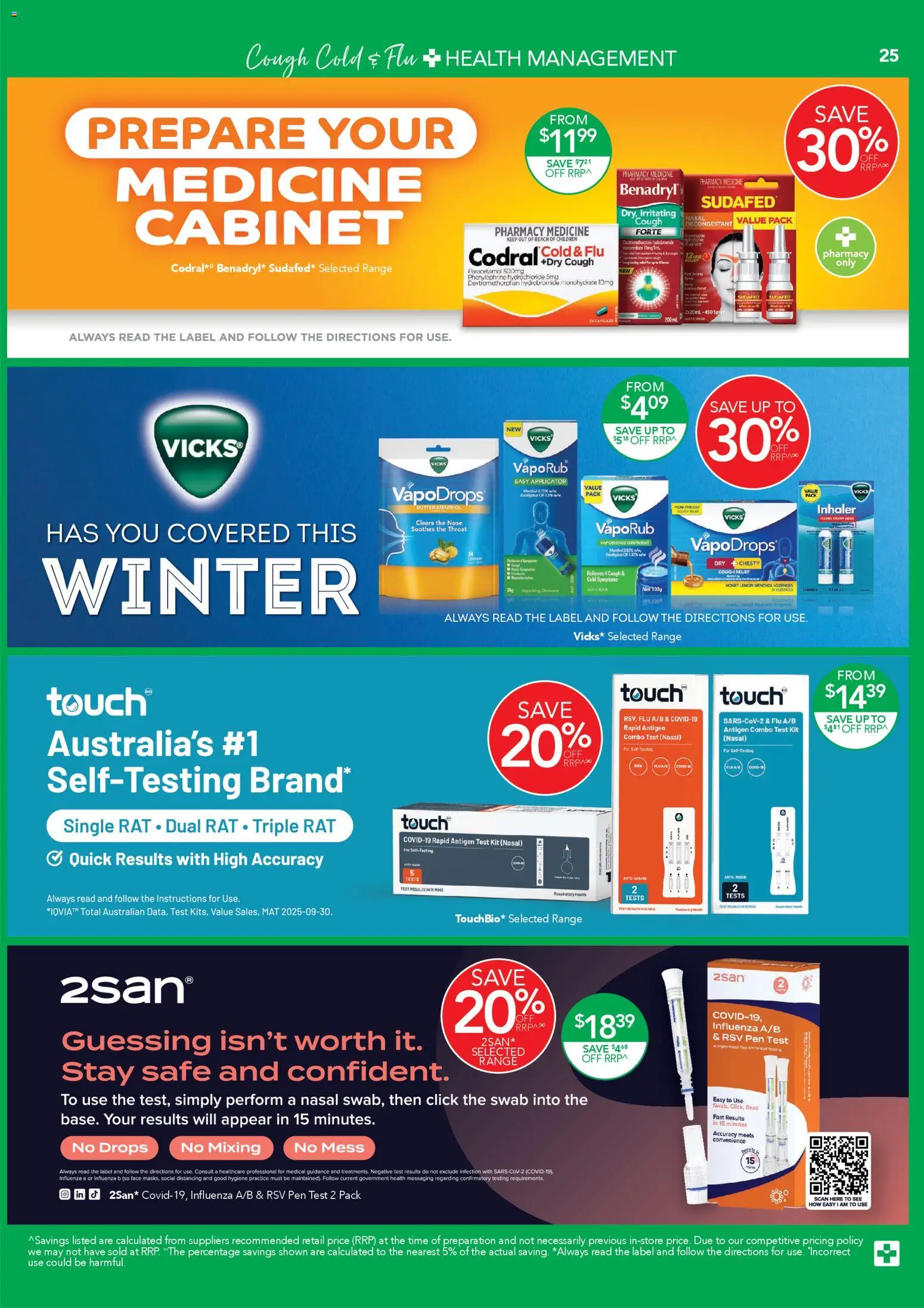 Terry White catalogue  - page 25- valid from 16/04/2026