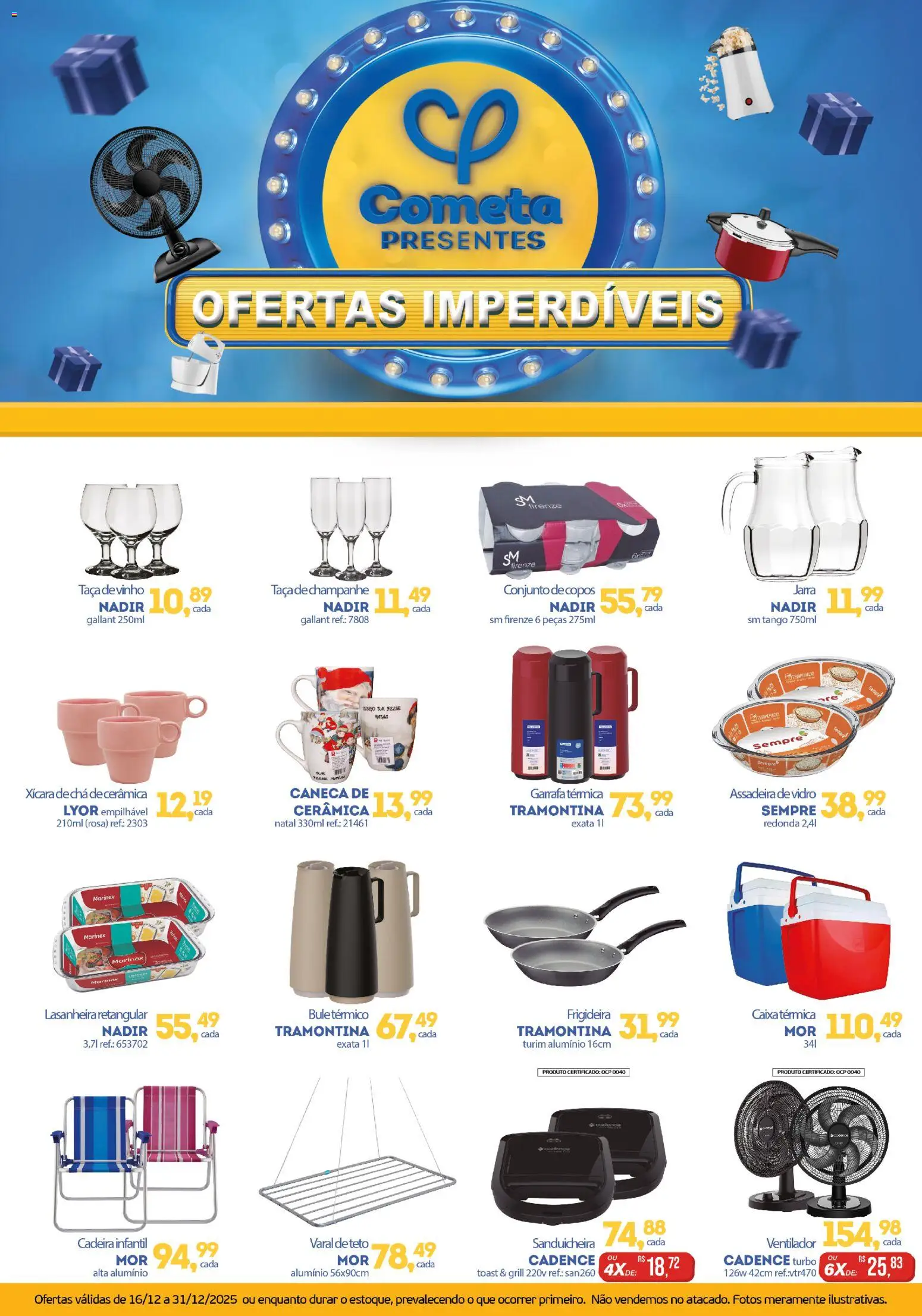 Cometa Supermercados - Ofertas Imperdíveis - página 1- válido a partir de 16/12/2025
