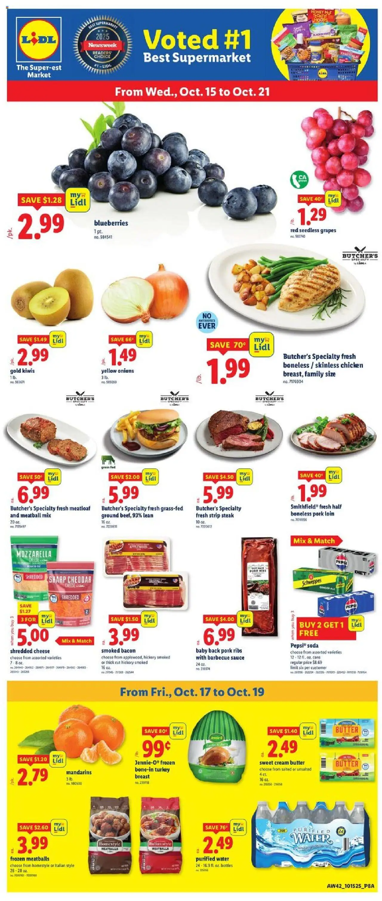 Lidl Weekly Ad - NY - page 1- valid from 10/15/2025