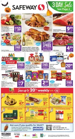 Preview Safeway Weekly Ad valid from 10/29/2025