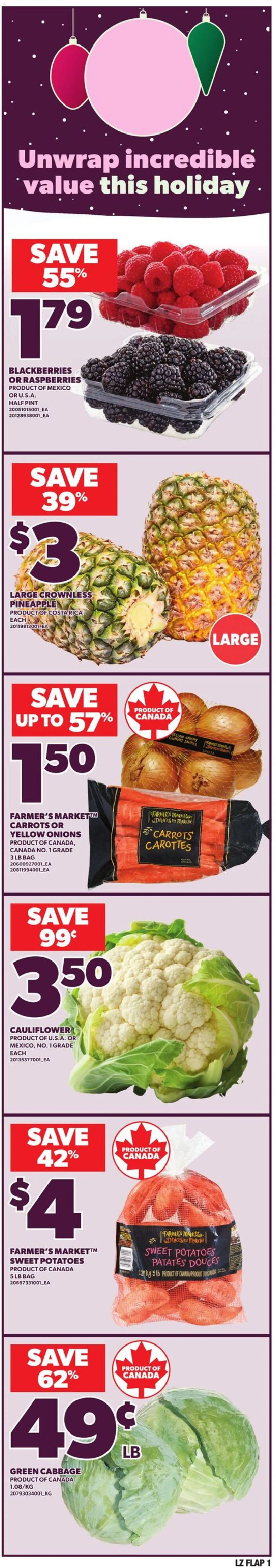 Loblaws weekly flyer / circulaire - page 1- valid from Dec 18, 2025