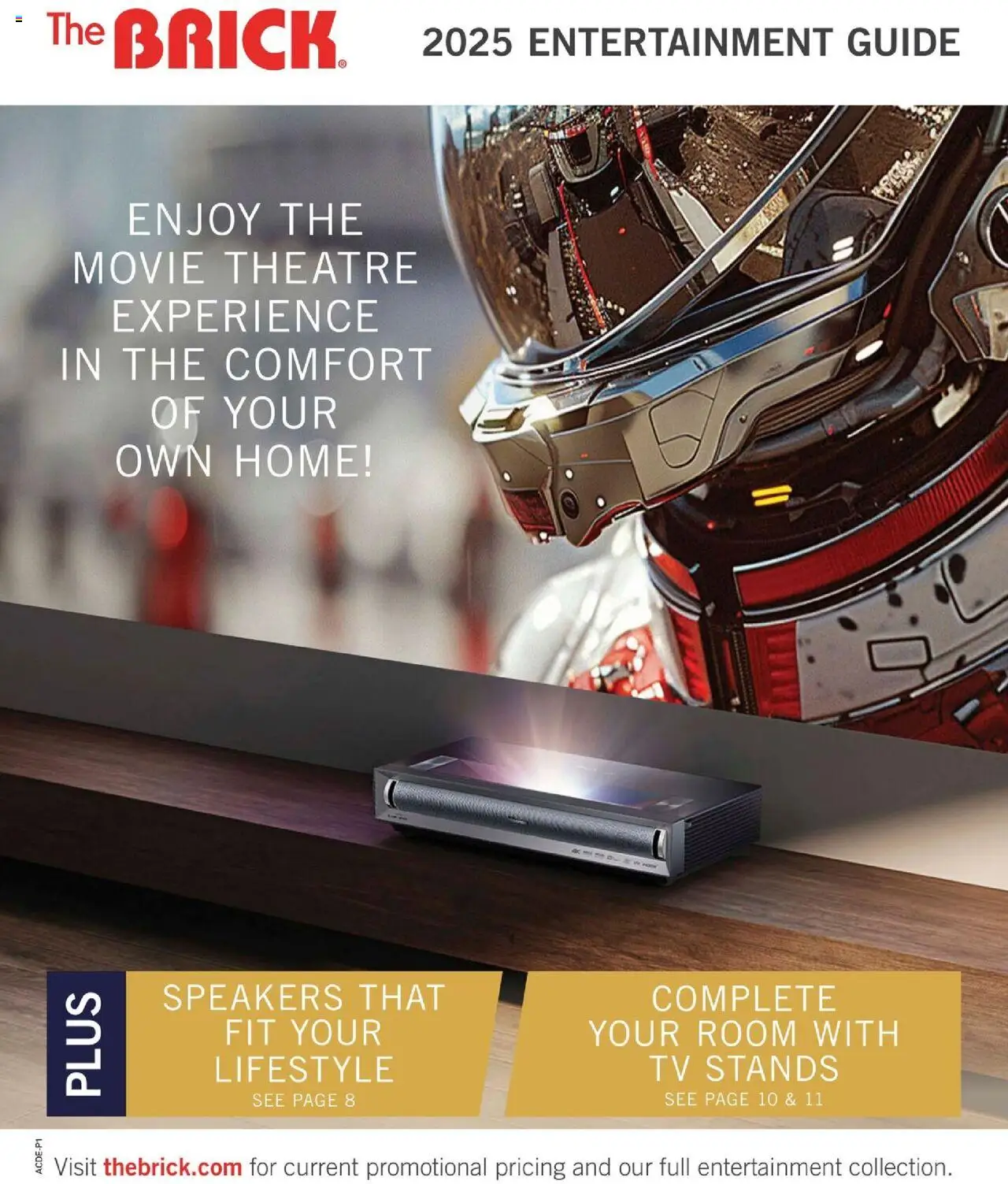 The Brick flyer - 2025 Entertainment Guide - page 1- valid from Sep 4, 2025
