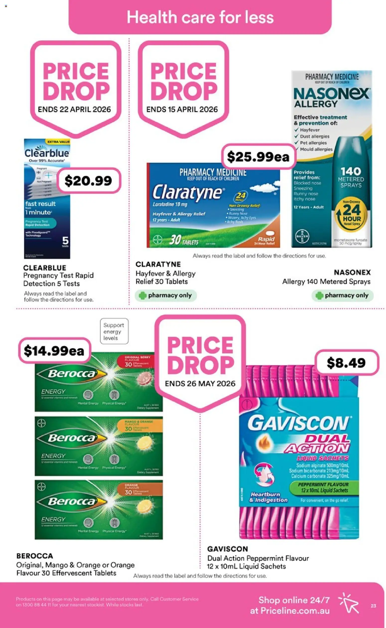 Priceline Pharmacy catalogue  - page 23- valid from 05/03/2026