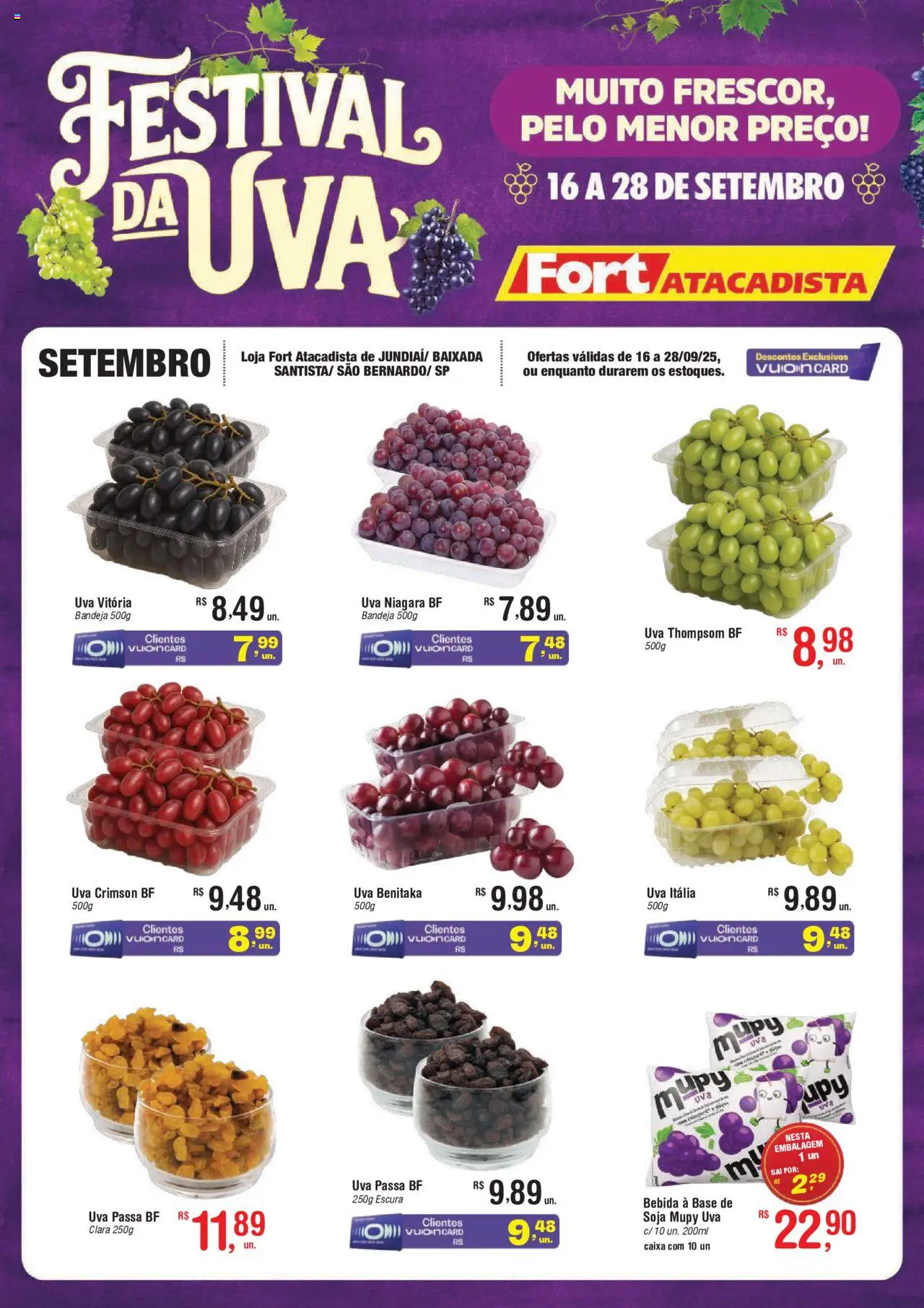 Fort Atacadista - Ofertas Festival da Uva - página 1- válido a partir de 16/09/2025
