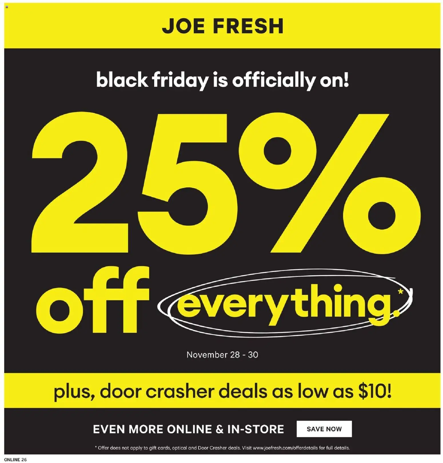 Fortinos - Black Friday  - page 25- valid from Nov 27, 2025