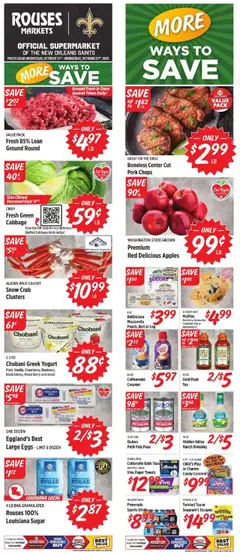 Preview Rouses Weekly Ad valid from 10/15/2025
