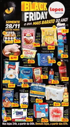 Pré-visualização Lopes Supermercados Black Friday válida a partir de 28/11/2025