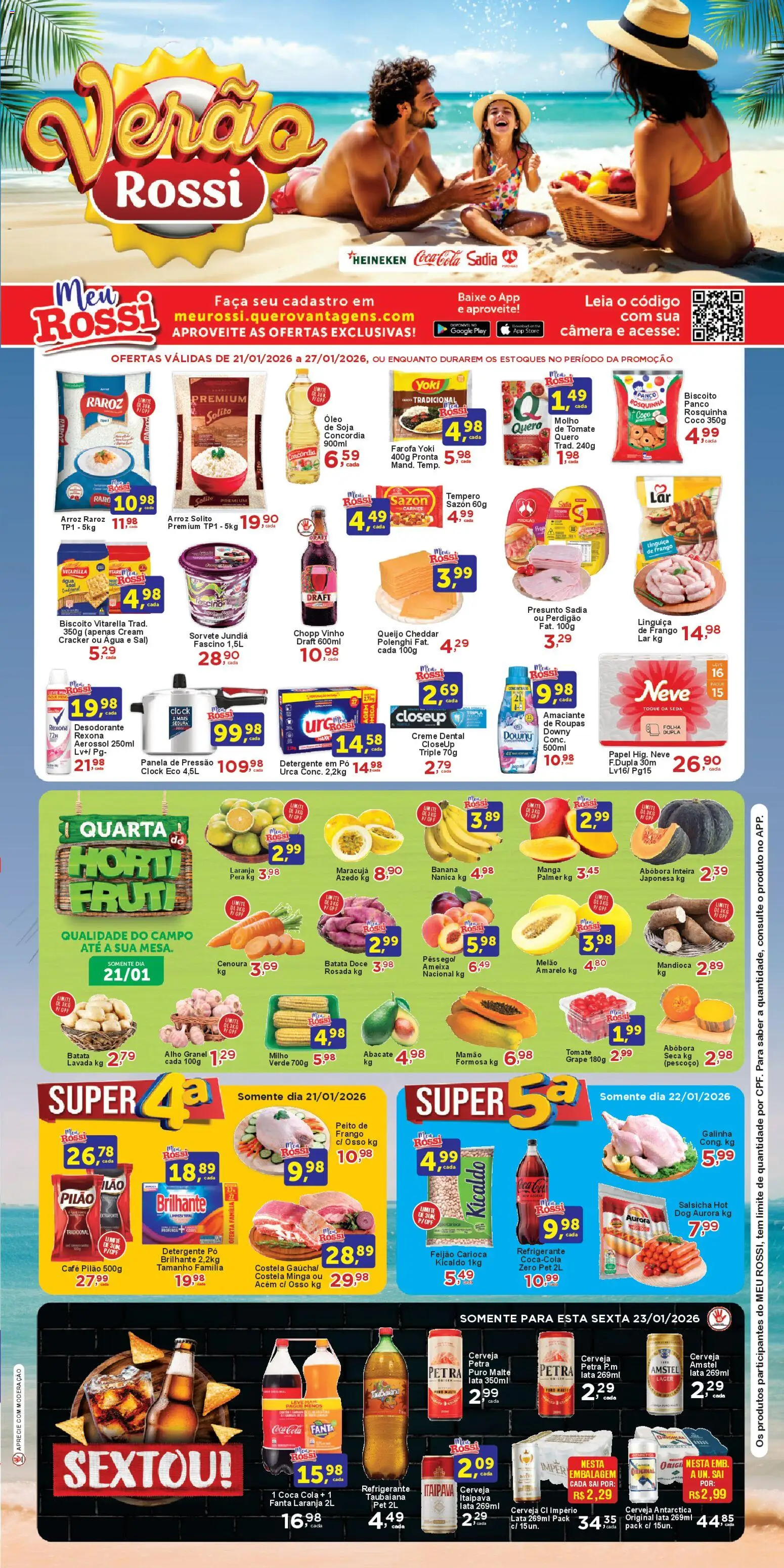 Rossi Supermercados - Ofertas da semana - página 1- válido a partir de 21/01/2026
