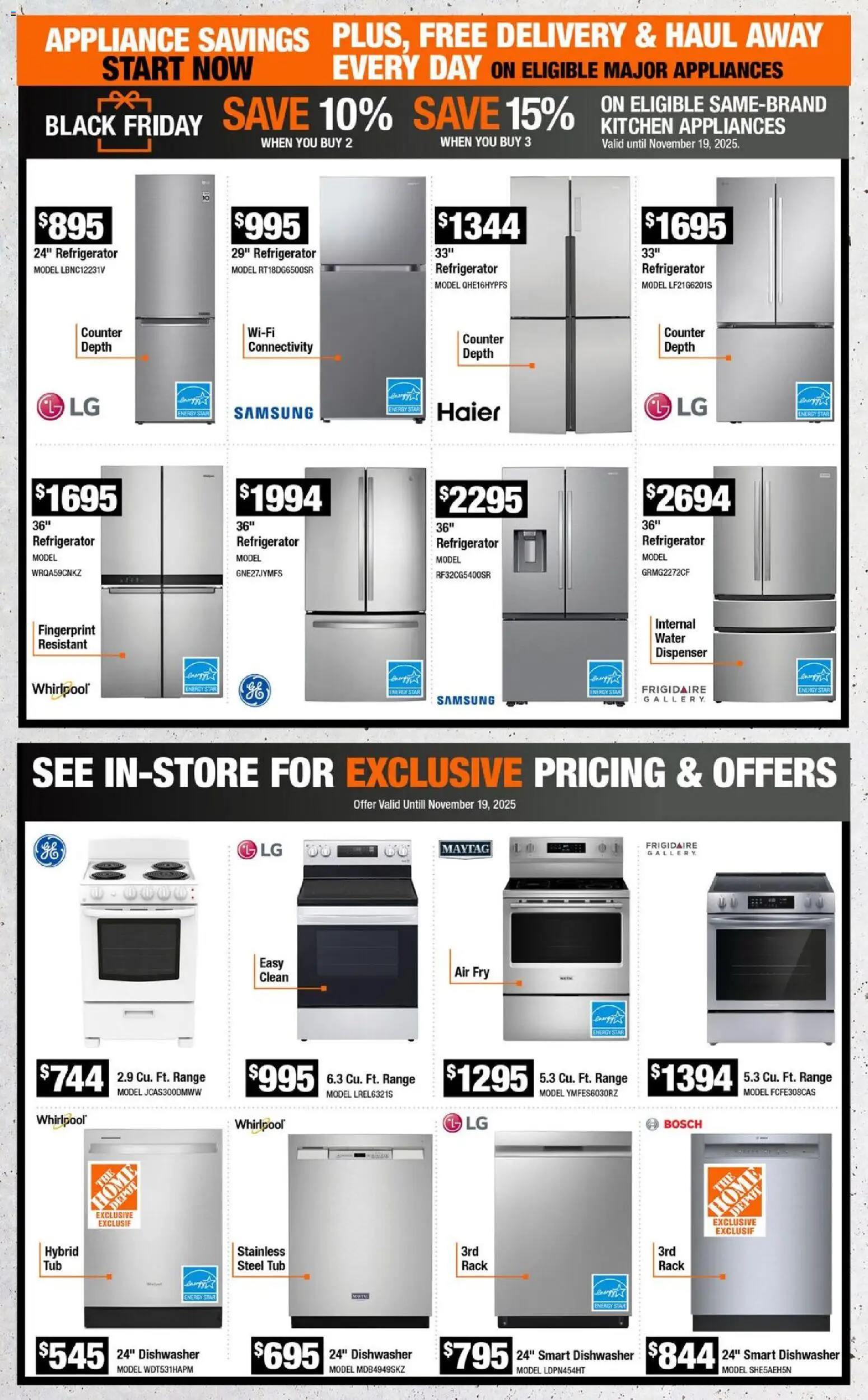 Home Depot - Black Friday  - page 8- valid from Nov 6, 2025
