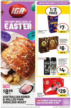 IGA catalogue preview - valid from 25/03/2026