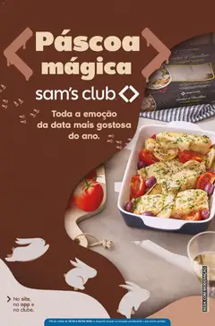 Pré-visualização Sam's Club ofertas Páscoa válida a partir de 24/03/2026