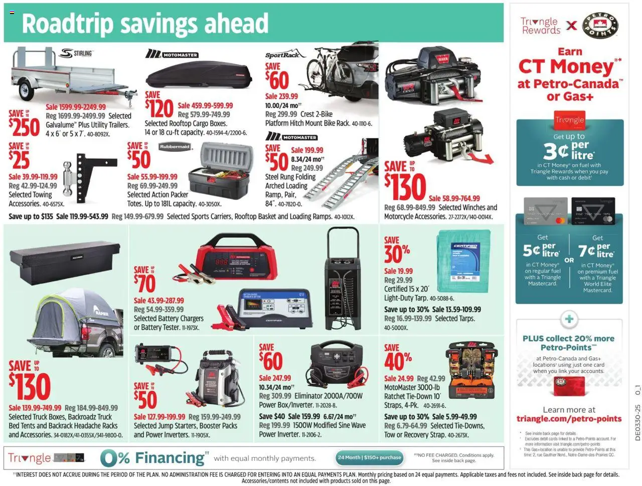 Canadian Tire weekly flyer / circulaire - page 34- valid from Jul 18, 2025