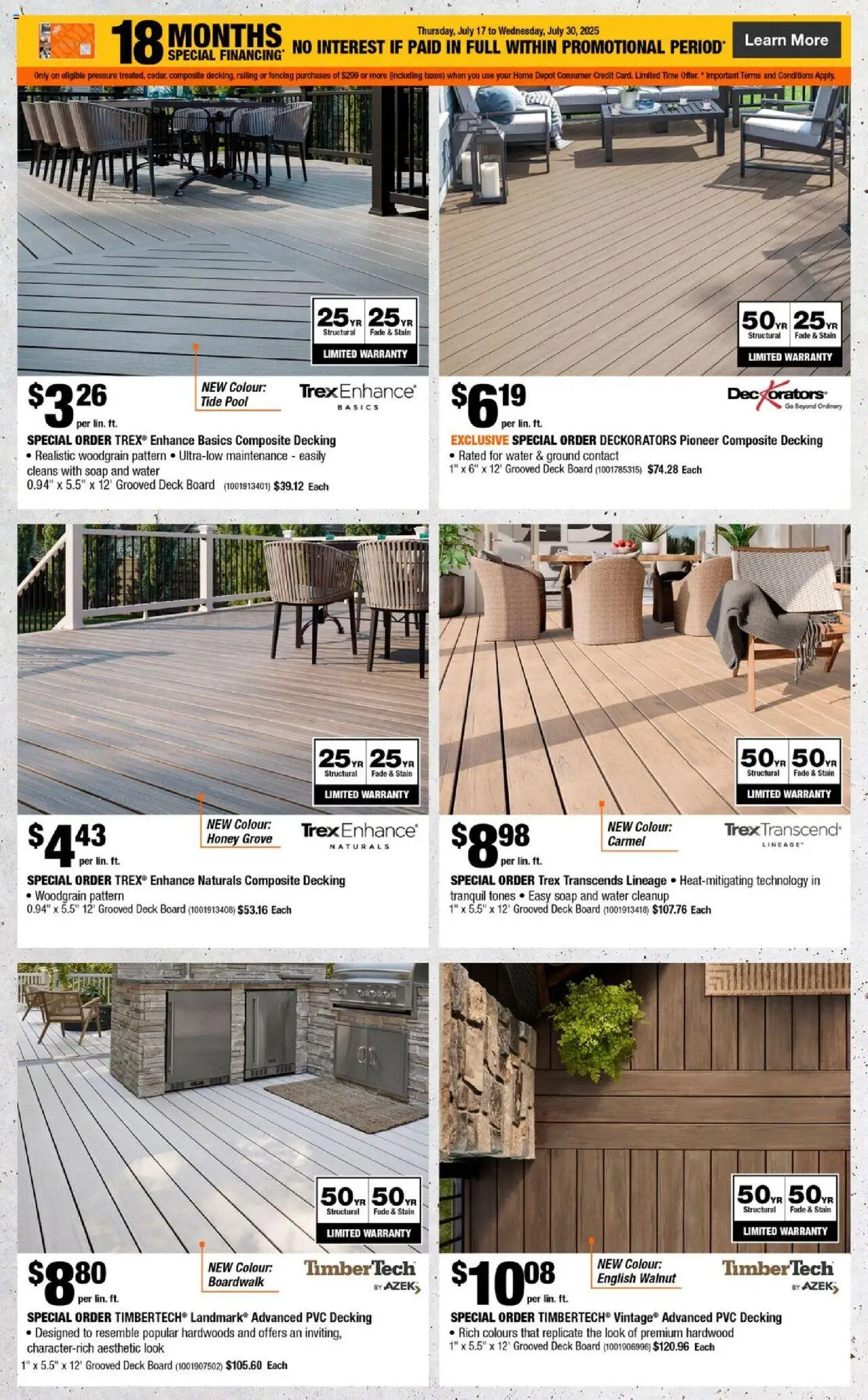 Home Depot weekly flyer / circulaire - page 5- valid from Jul 17, 2025