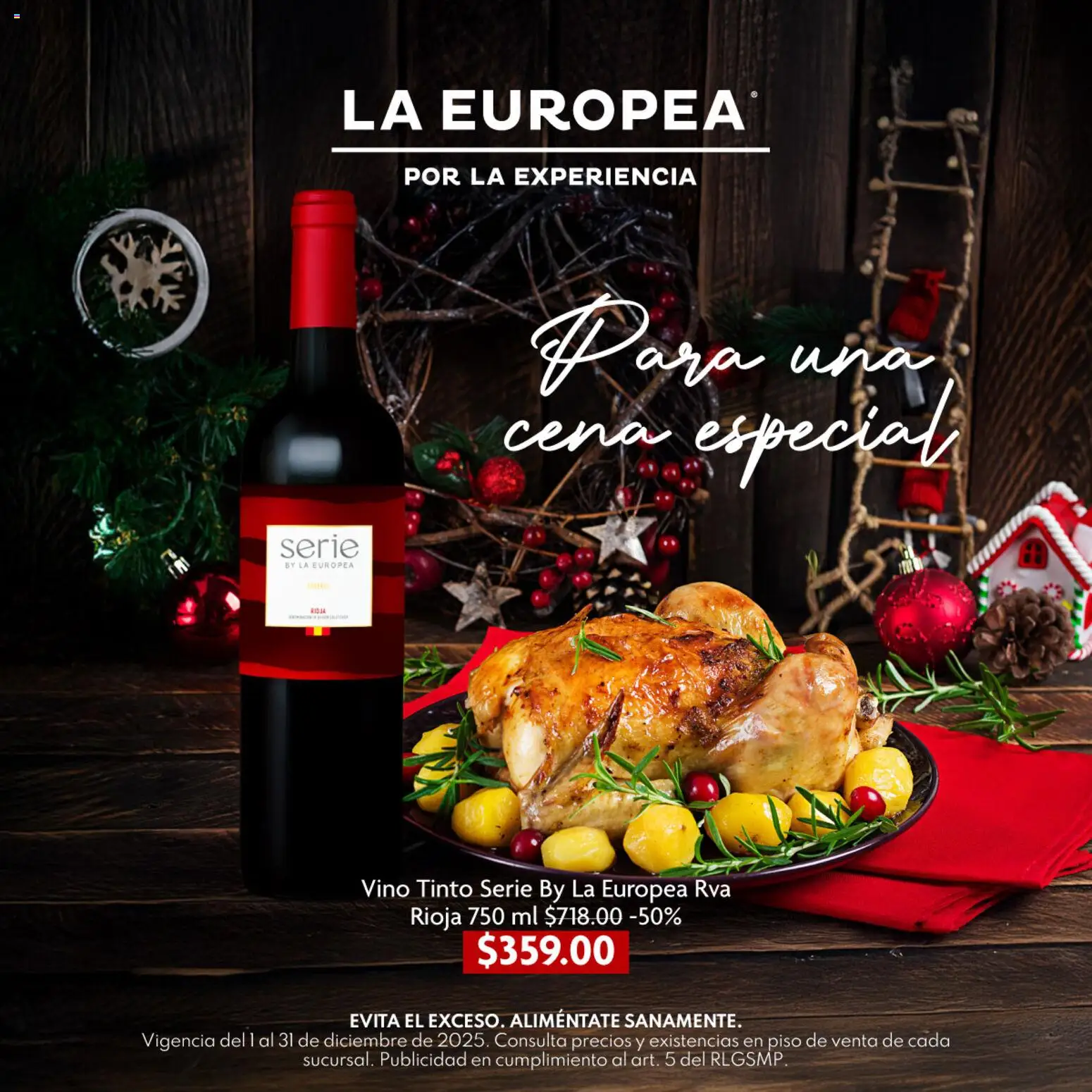 La Europea catálogo Para una cena especial - página 1- válido desde 01/12/2025