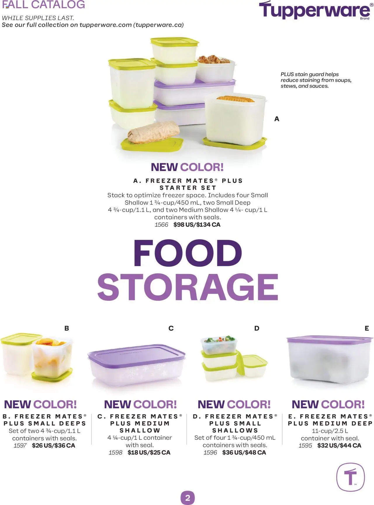 Tupperware - Fall 2025 Catalog - page 2- valid from Sep 1, 2025