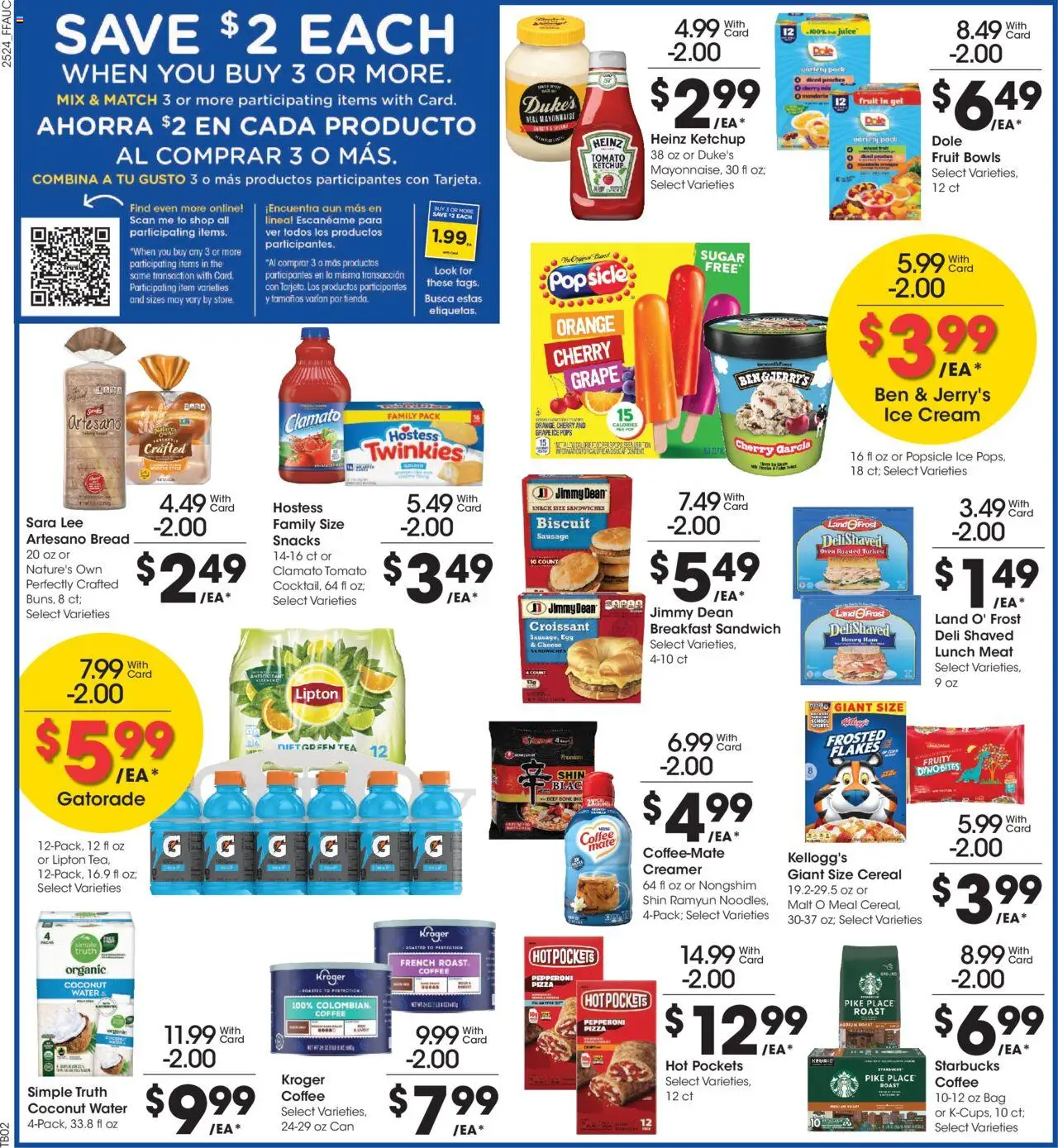 Fry's Food Weekly Ad - page 4- valid from 07/16/2025