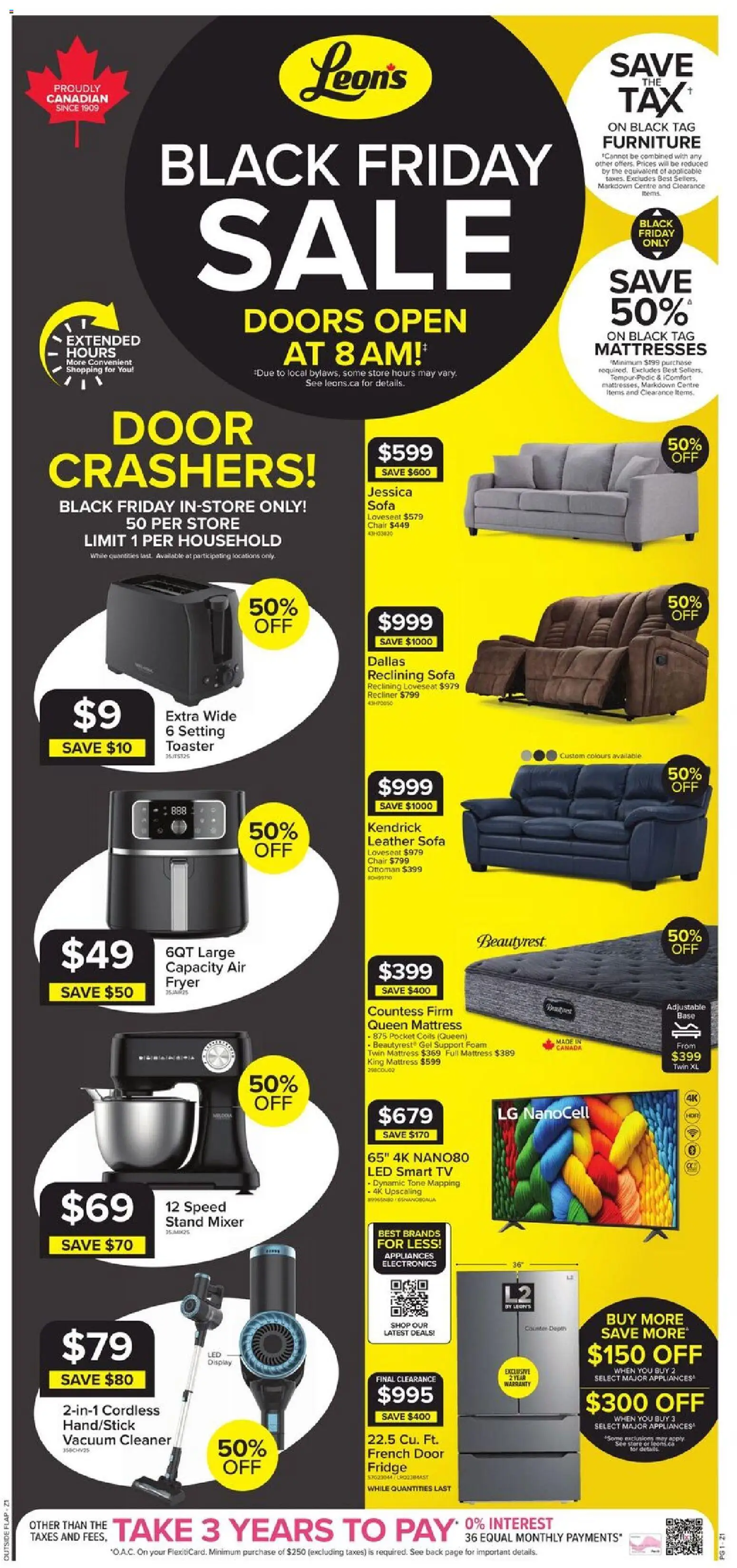 Leon's weekly flyer / circulaire - page 1- valid from Nov 27, 2025
