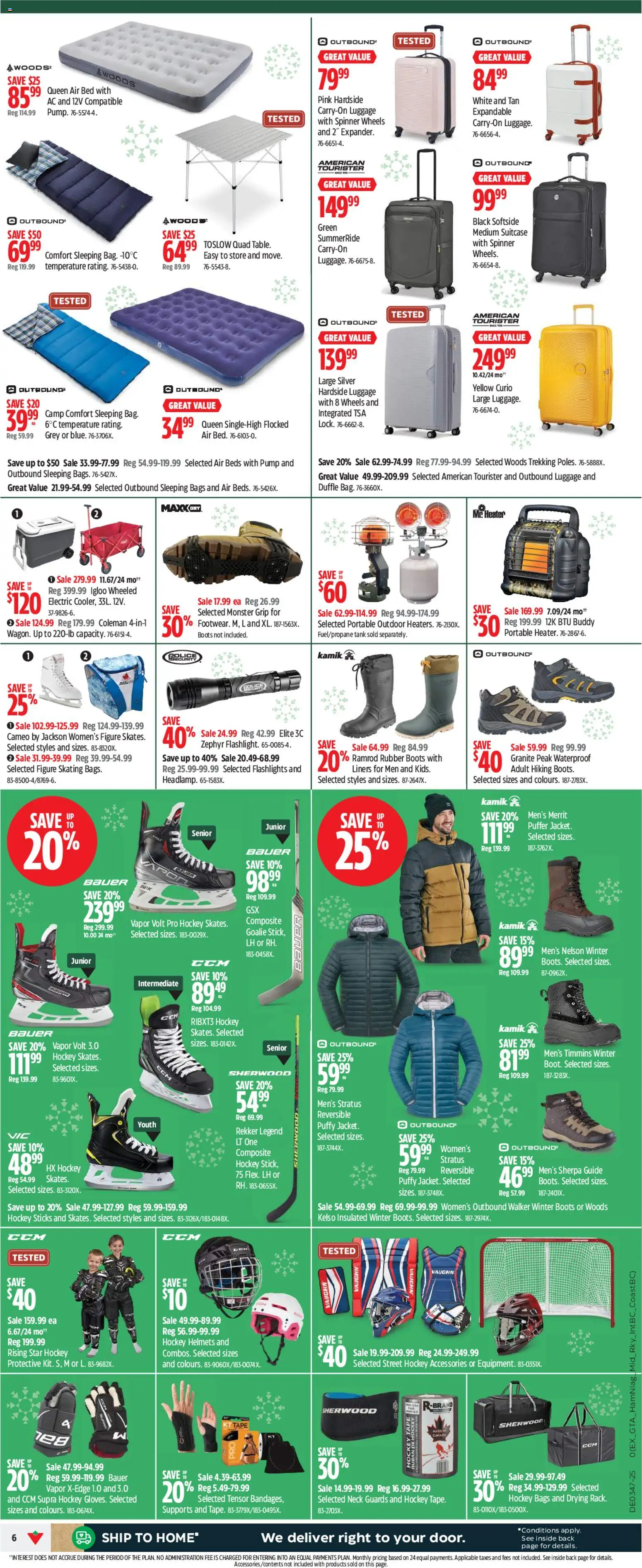 Canadian Tire weekly flyer - page 6- valid from Nov 13, 2025