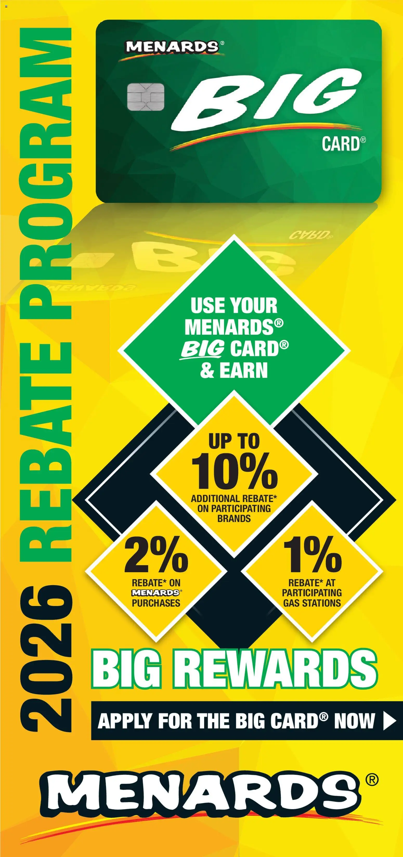 Menards Big Rewards Catalog - page 1- valid from 01/01/2026