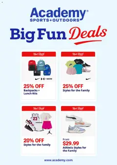 Preview Academy Sports Weekly Ad valid from 08/04/2025