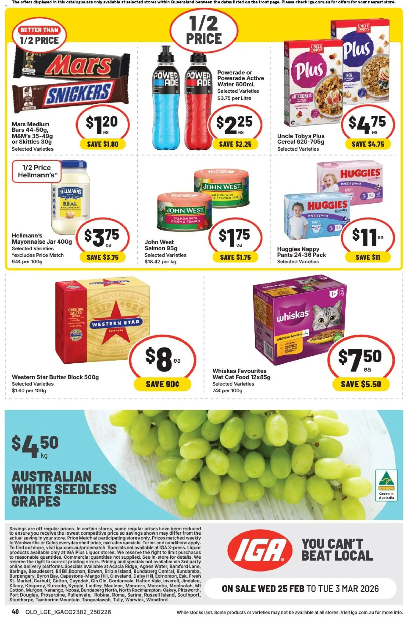 IGA Catalogue QLD - page 44- valid from 25/02/2026