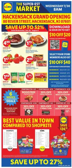 Preview Lidl Weekly Ad - NJ valid from 07/30/2025