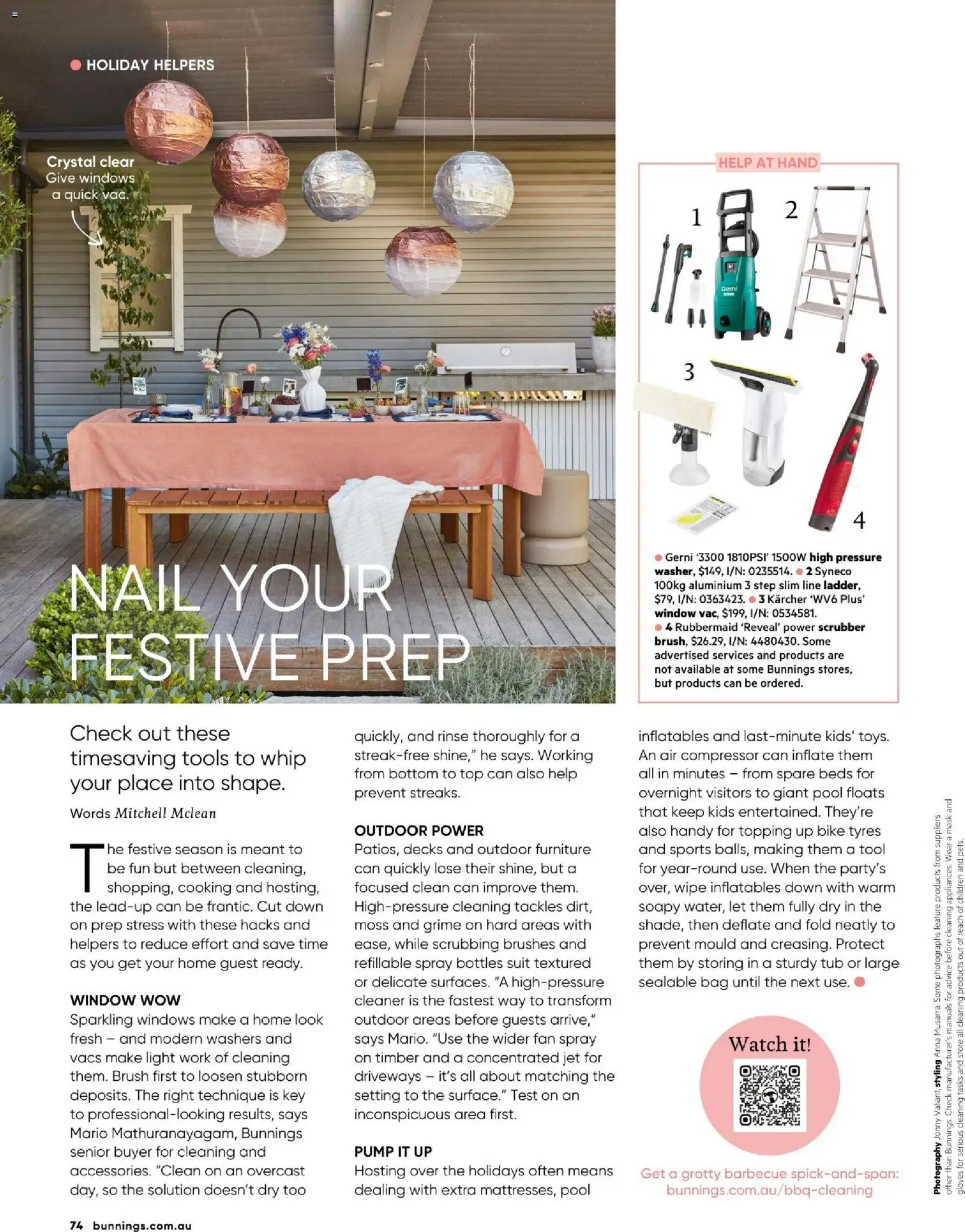 Catalogue Bunnings Warehouse December  - page 74- valid from 01/12/2025