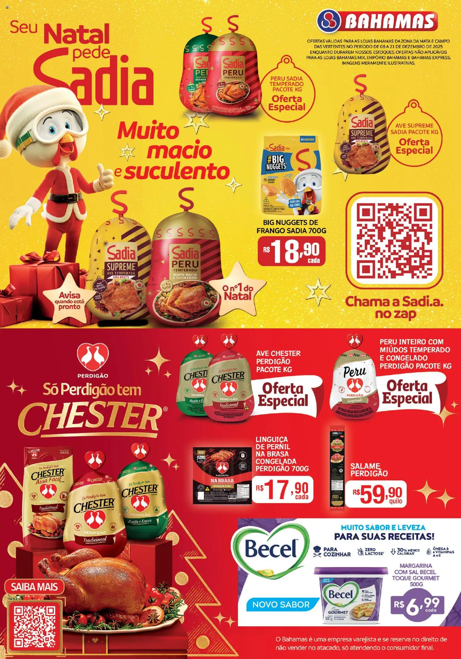 Bahamas Supermercados - Ofertas BRF - página 1- válido a partir de 01/12/2025
