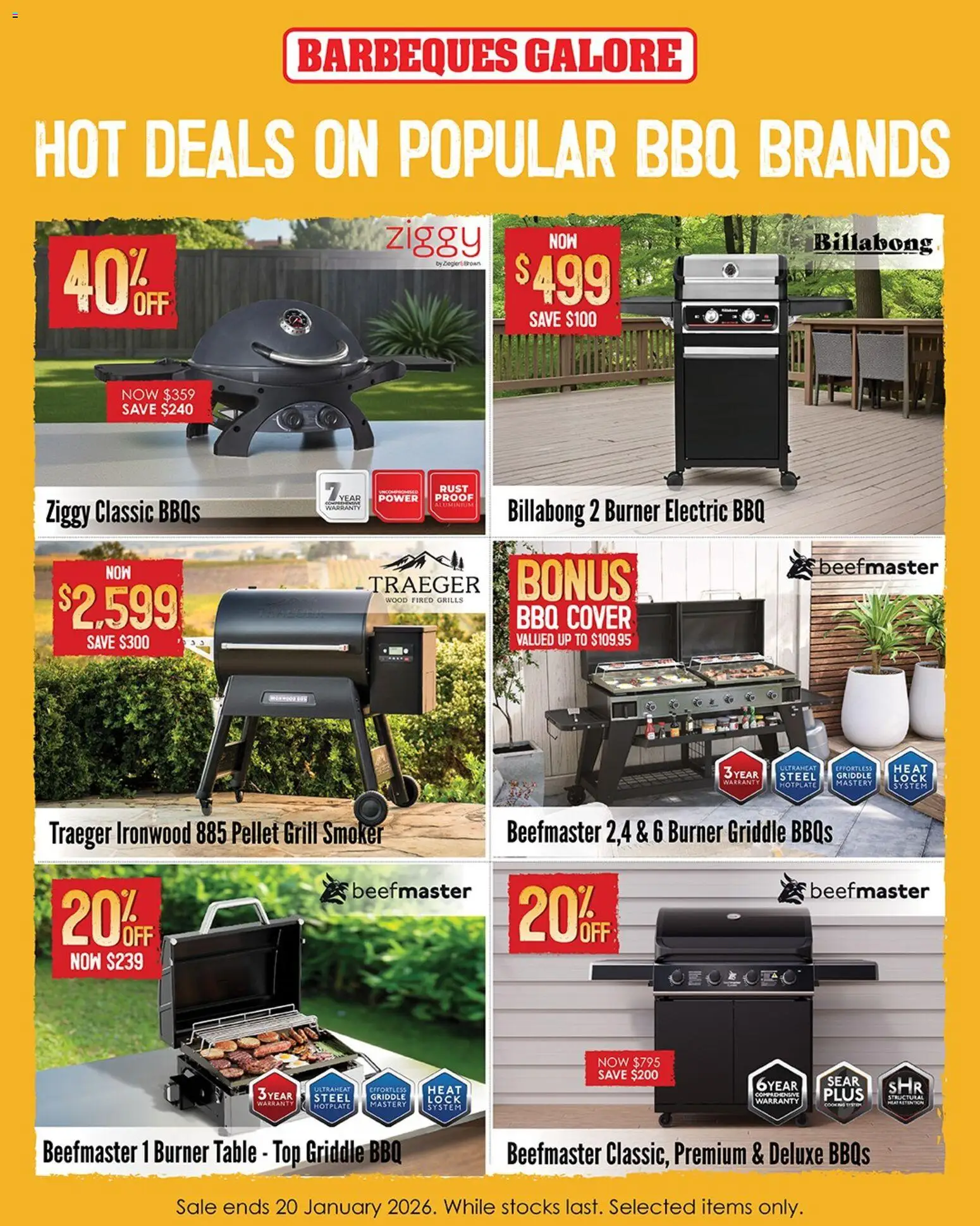 Barbeques Galore  Catalogue  - page 2- valid from 09/01/2026
