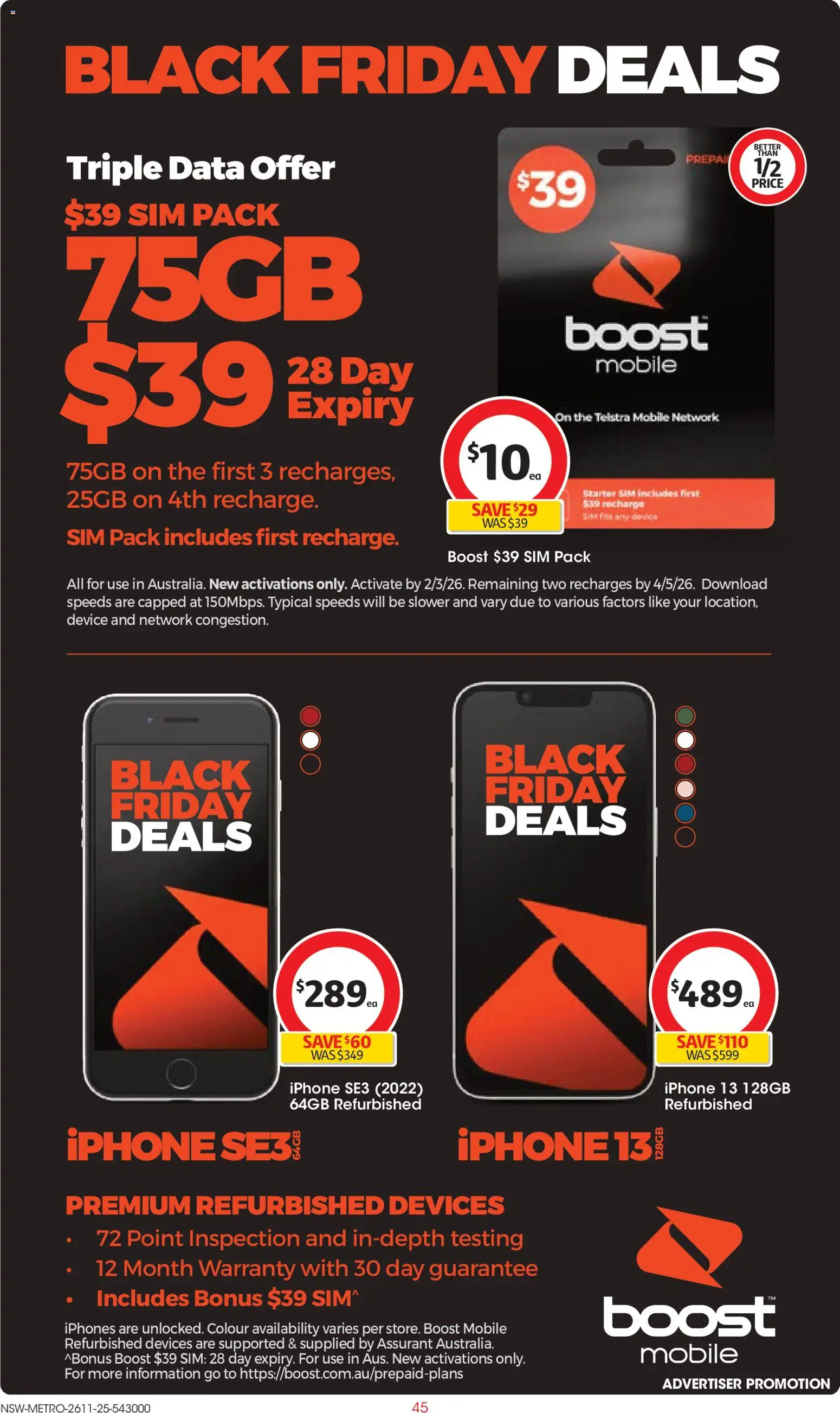 Coles Black Friday  - page 45- valid from 26/11/2025