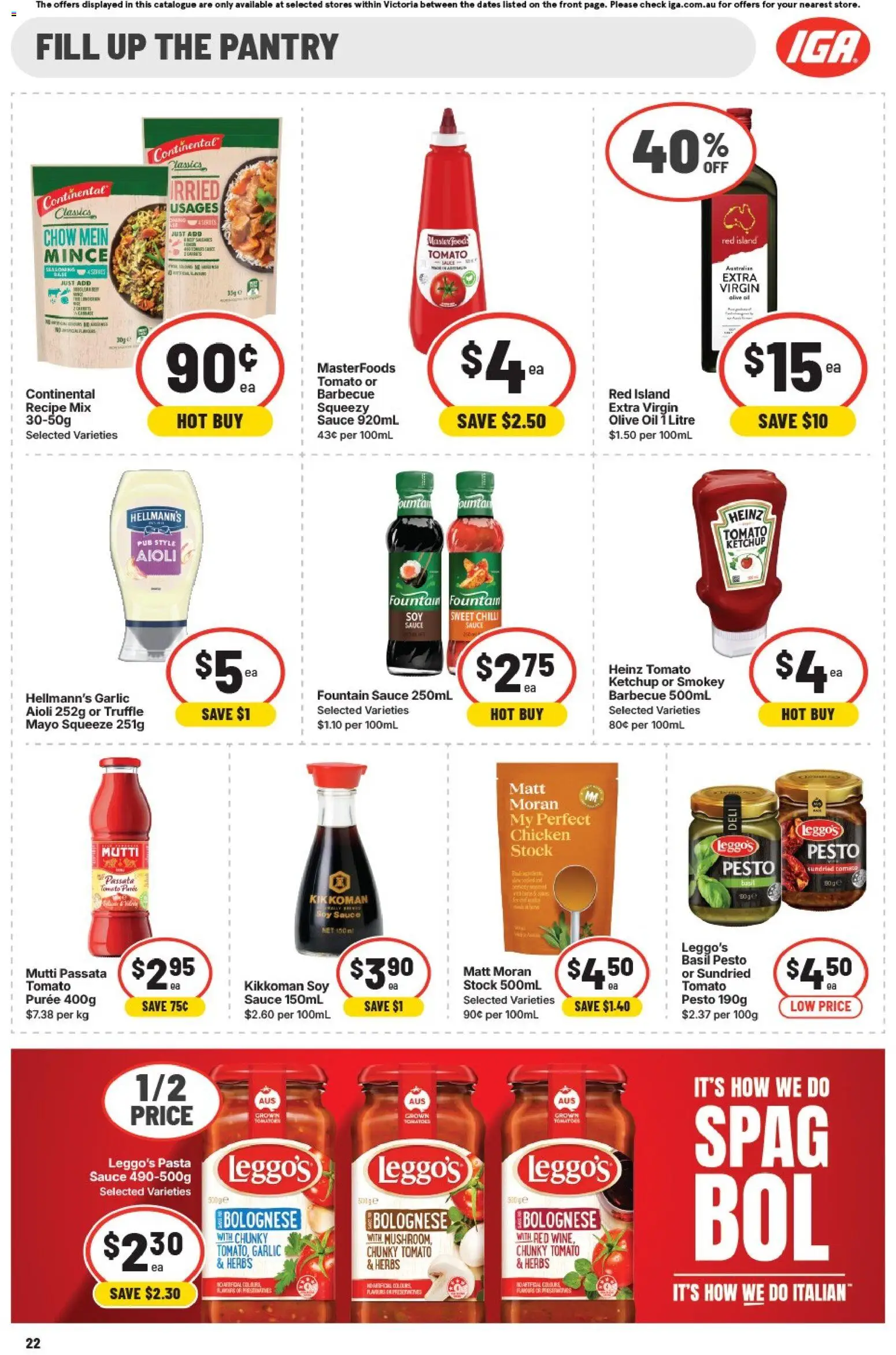 IGA catalogue  - page 19- valid from 22/04/2026