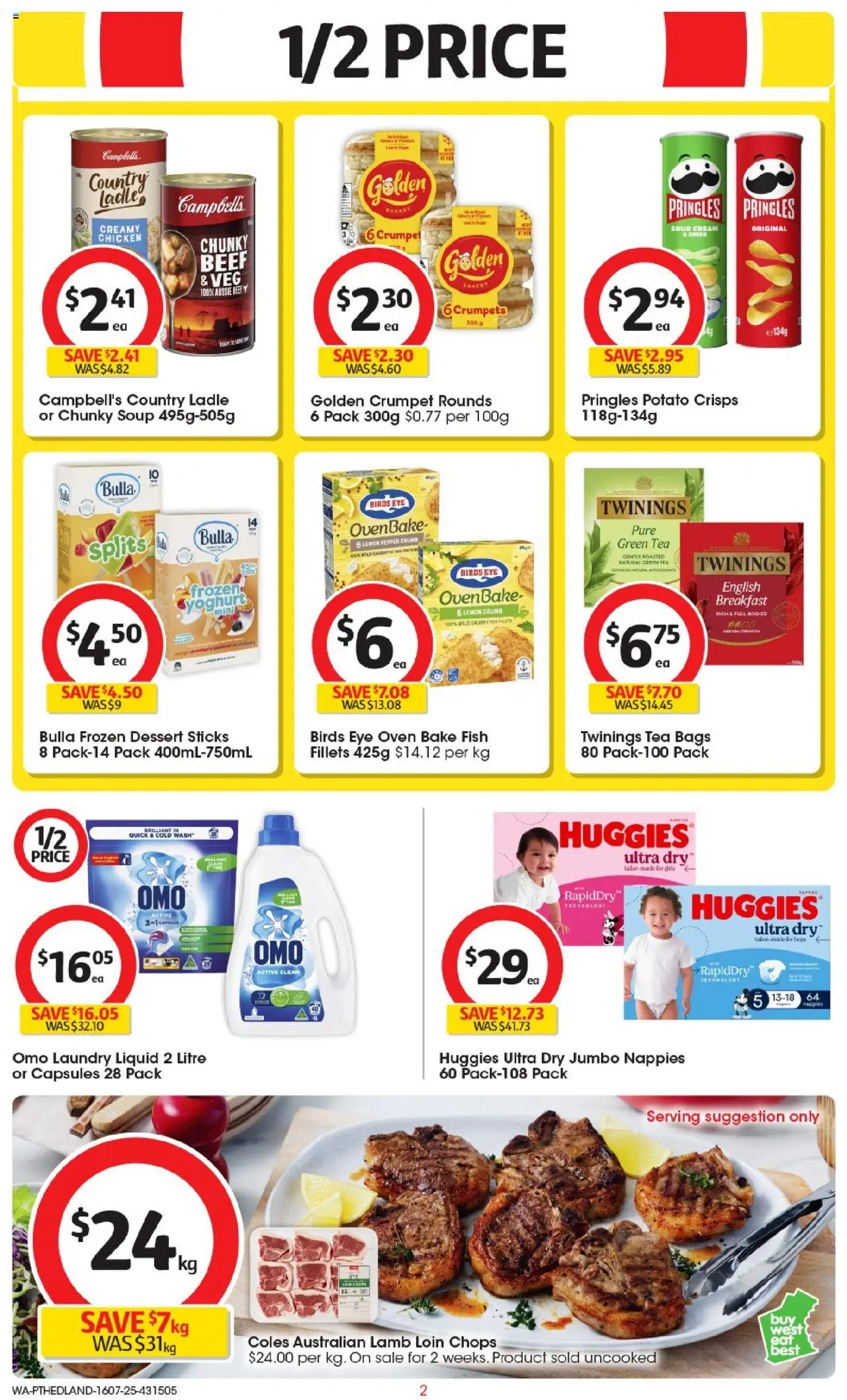 Coles Catalogue PT Hedland - page 2- valid from 16/07/2025