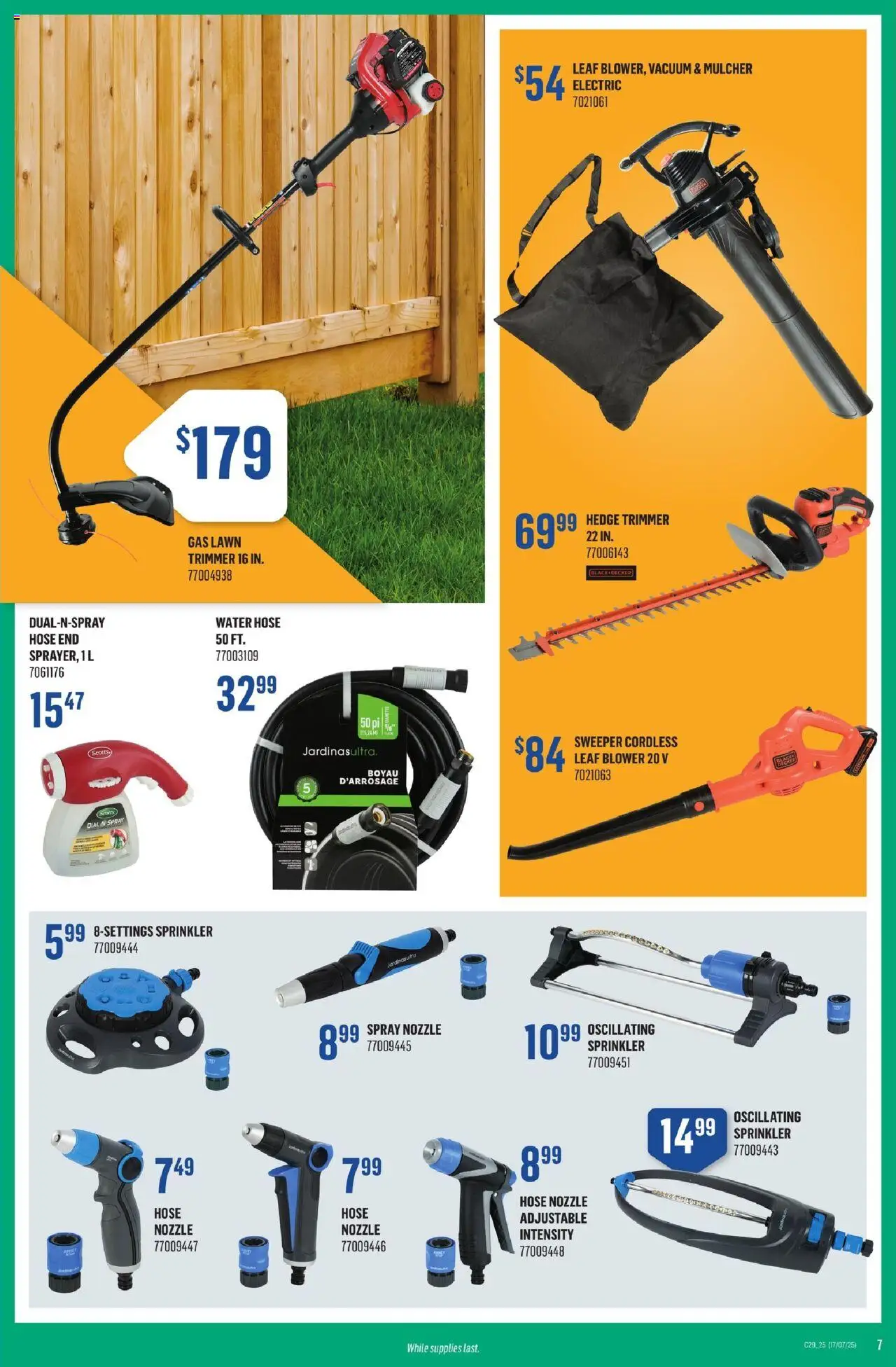 Canac weekly flyer - page 7- valid from Jul 17, 2025