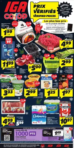 Preview IGA weekly flyer / circulaire valid from Nov 20, 2025