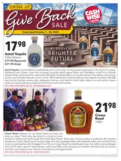 Preview Cash Wise Drink Up, Give Back valid from 10/01/2025