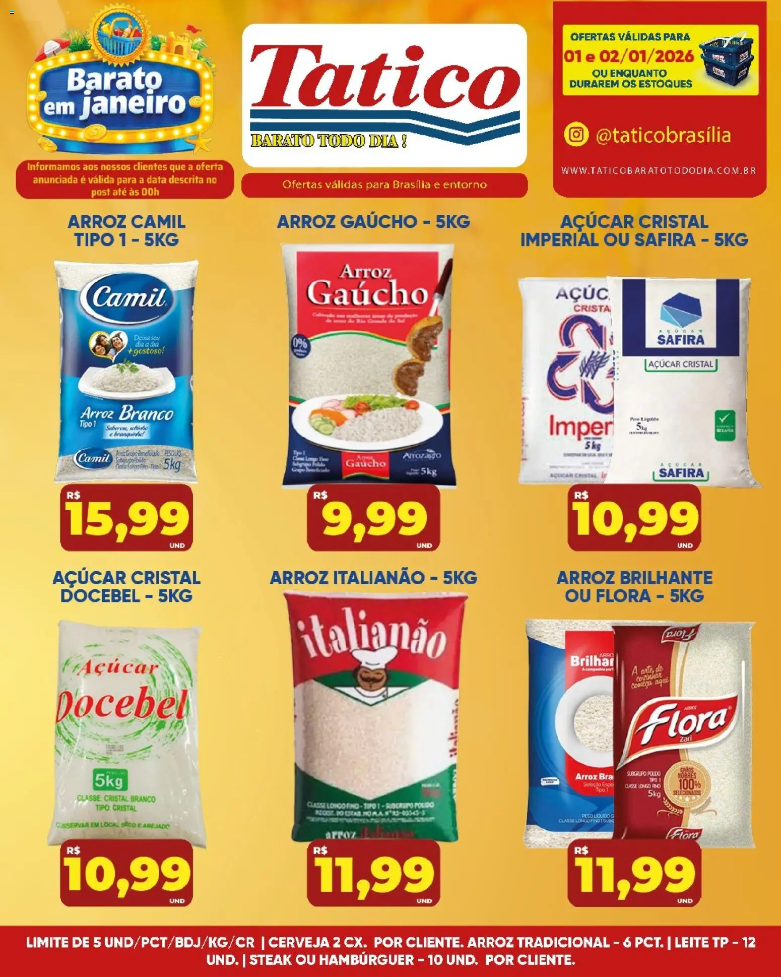 Tatico - Ofertas do Dia - página 1- válido a partir de 01/01/2026
