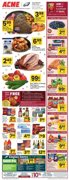 Preview Acme Weekly Ad valid from 11/07/2025