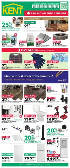Preview Kent weekly flyer / circulaire valid from Aug 21, 2025
