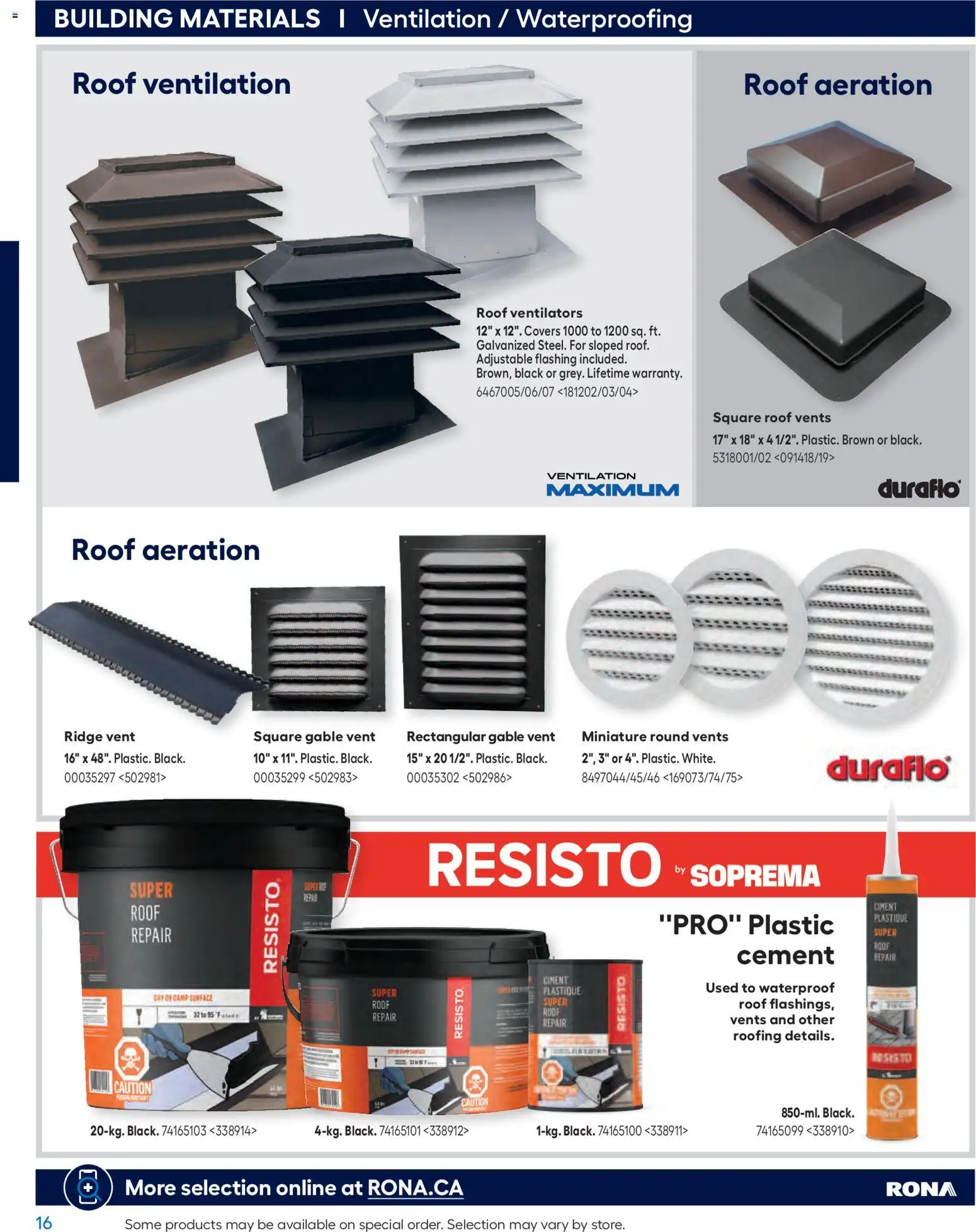 Rona flyer Buying Guide 2026 - page 16- valid from Feb 26, 2026